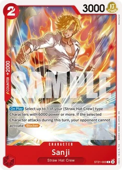 One Piece-Karte Sanji - ST21-003 (Reprint) ST21-003v2