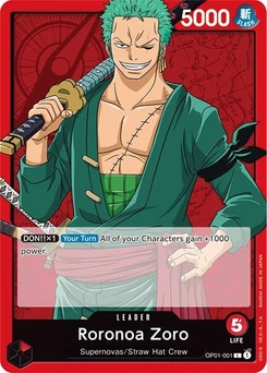 One Piece-Karte Roronoa Zoro (001) OP01-001