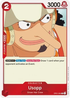 One Piece-Karte Usopp OP01-004