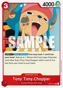 One Piece-Karte Tony Tony.Chopper OP01-015