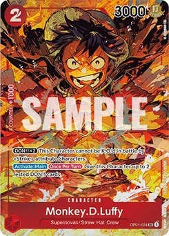 One Piece-Karte Monkey.D.Luffy (024) (Parallel) OP01-024v2