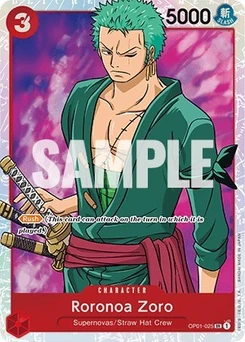One Piece-Karte Roronoa Zoro (025) OP01-025