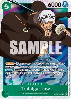 One Piece-Karte Trafalgar Law (047) OP01-047