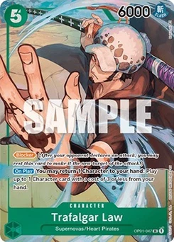 One Piece-Karte Trafalgar Law (047) (Parallel) OP01-047v2