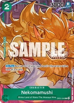 One Piece-Karte Nekomamushi (Box Topper) OP01-048v2