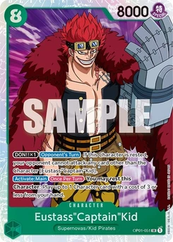 One Piece-Karte Eustass"Captain"Kid OP01-051