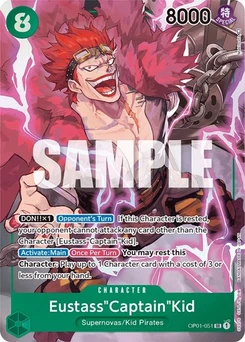 One Piece-Karte Eustass"Captain"Kid (Parallel) OP01-051v2