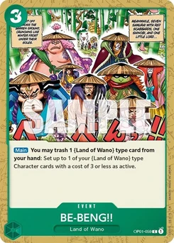 One Piece-Karte BE-BENG!! OP01-059