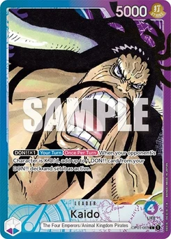 One Piece-Karte Kaido (061) (Parallel) OP01-061v2