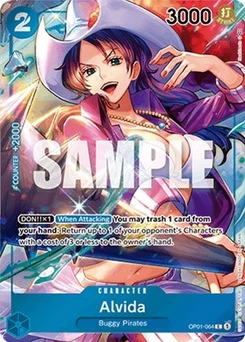 One Piece-Karte Alvida (Box Topper) OP01-064v2