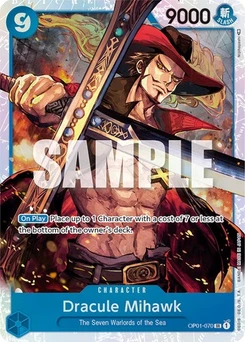 One Piece-Karte Dracule Mihawk OP01-070v2
