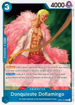 One Piece-Karte Donquixote Doflamingo (073) OP01-073