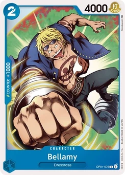 One Piece-Karte Bellamy OP01-076