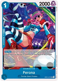 One Piece-Karte Perona OP01-077