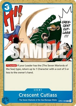 One Piece-Karte Crescent Cutlass OP01-089