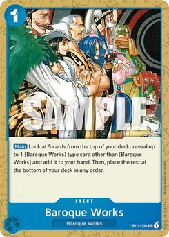 One Piece-Karte Baroque Works OP01-090