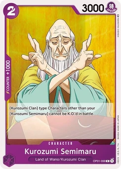 One Piece-Karte Kurozumi Semimaru OP01-099