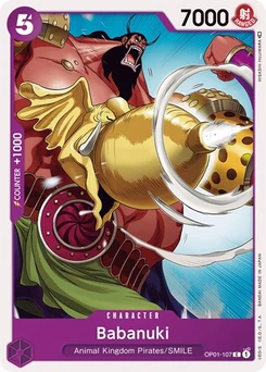One Piece-Karte Babanuki OP01-107