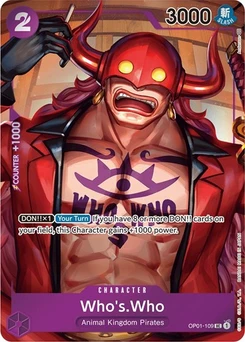 One Piece-Karte Who's.Who (Box Topper) OP01-109v2