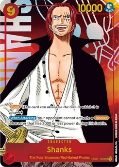 One Piece-Karte Shanks (Parallel) OP01-120v2