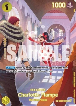 One Piece-Karte Charlotte Flampe (SP) EB01-056