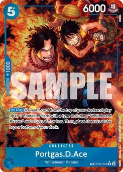 One Piece-Karte Portgas.D.Ace (TR) OP08-052