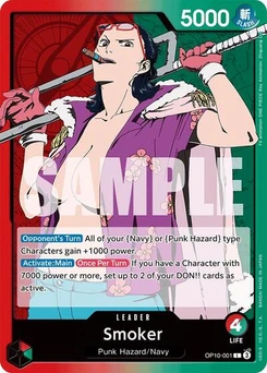One Piece-Karte Smoker (001) OP10-001