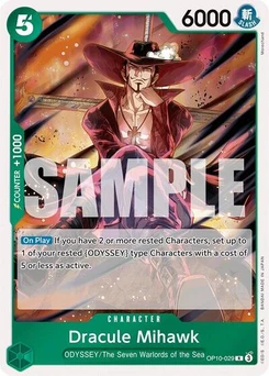 One Piece-Karte Dracule Mihawk OP10-029