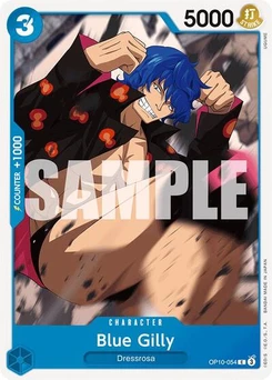 One Piece-Karte Blue Gilly OP10-054