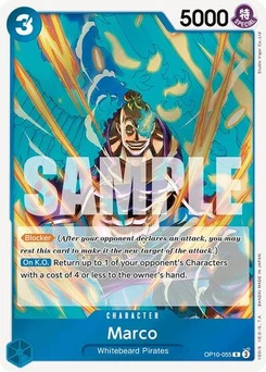 One Piece-Karte Marco OP10-055