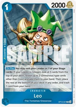 One Piece-Karte Leo OP10-057