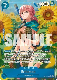 One Piece-Karte Rebecca (Parallel) OP10-058v2