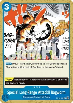 One Piece-Karte Special Long-Range Attack!! Bagworm OP10-061