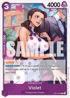 One Piece-Karte Violet OP10-062