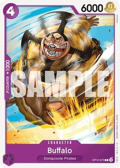 One Piece-Karte Buffalo OP10-073