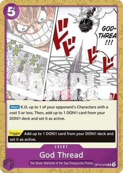One Piece-Karte God Thread OP10-079