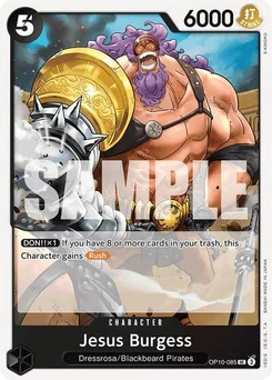 One Piece-Karte Jesus Burgess OP10-085