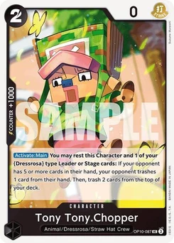 One Piece-Karte Tony Tony.Chopper (087) OP10-087
