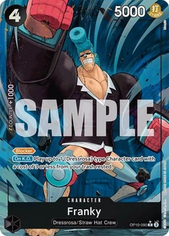 One Piece-Karte Franky (090) (Parallel) OP10-090v2