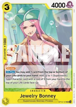 One Piece-Karte Jewelry Bonney OP10-107
