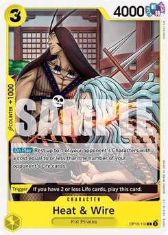 One Piece-Karte Heat & Wire OP10-110
