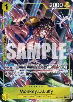 One Piece-Karte Monkey.D.Luffy (111) (Parallel) OP10-111v2