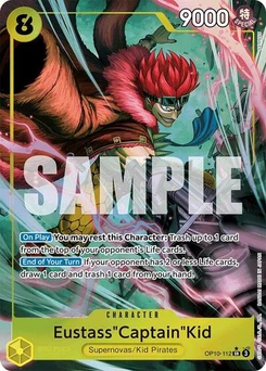 One Piece-Karte Eustass"Captain"Kid (112) (Parallel) OP10-112v2