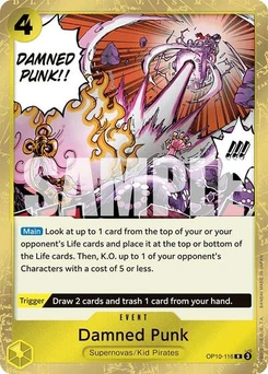 One Piece-Karte Damned Punk OP10-116