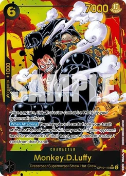 One Piece-Karte Monkey.D.Luffy (118) (Parallel) OP10-118v2