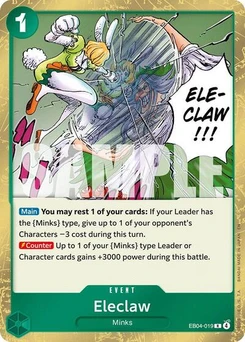 One Piece-Karte Eleclaw EB04-019