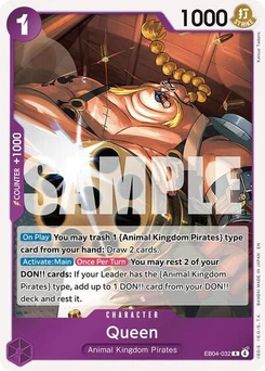 One Piece-Karte Queen EB04-032
