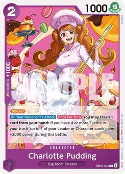 One Piece-Karte Charlotte Pudding EB04-034