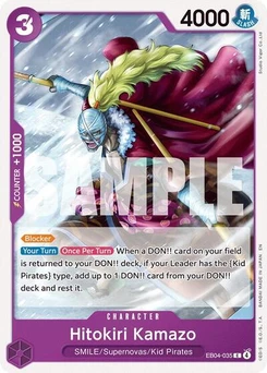 One Piece-Karte Hitokiri Kamazo EB04-035