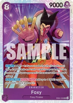 One Piece-Karte Foxy EB04-036